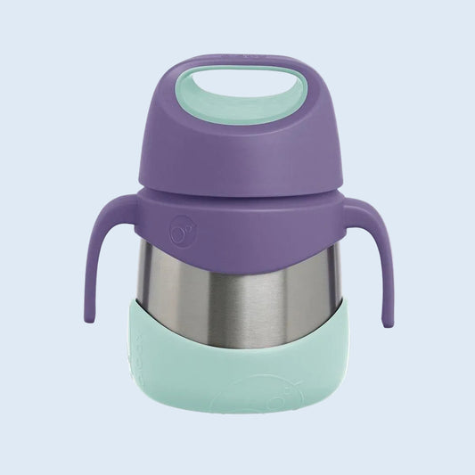B.box Termo con cuchara/tenedor 335ml Lilac Pop