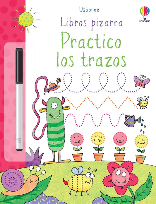 Usborne Libro pizarra Practico los trazos