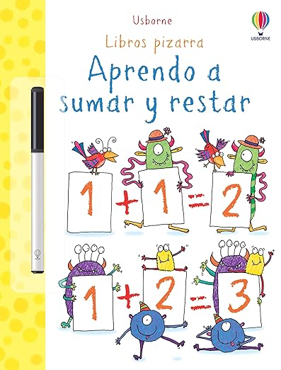 Usborne Libro pizarra Aprendo a sumar y restar