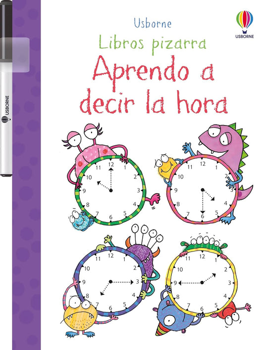 Usborne Aprendo a decir la hora Libro pizarra