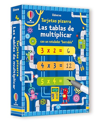 Usborne Las tablas de multiplicar Tarjetas pizarra