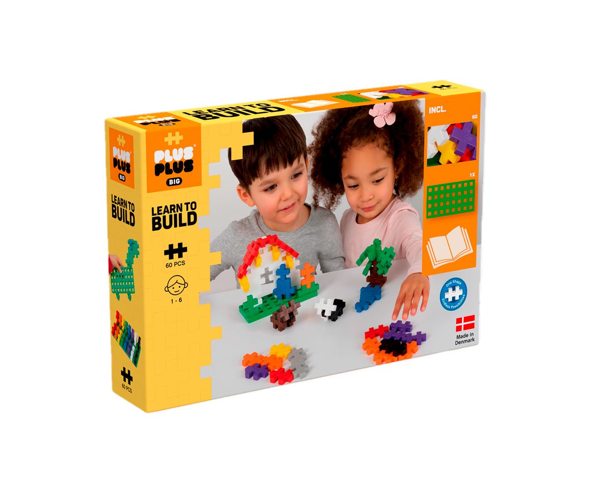 Plus Plus Big Aprende a construir 60 piezas