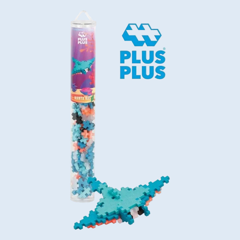Plus Plus tubo 100 piezas Manta Raya
