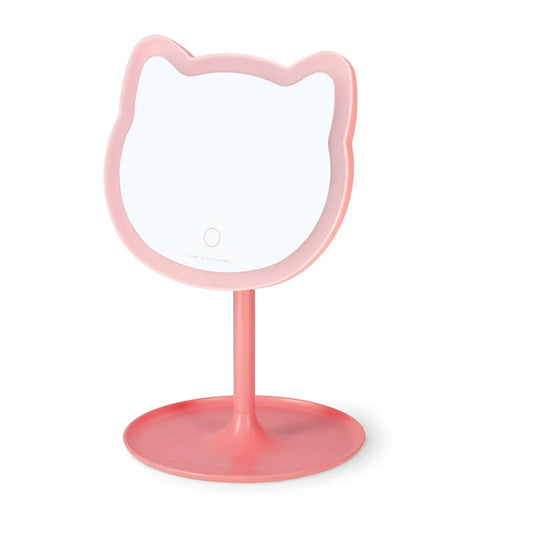 Legami Espejo de maquillaje con luz gatito