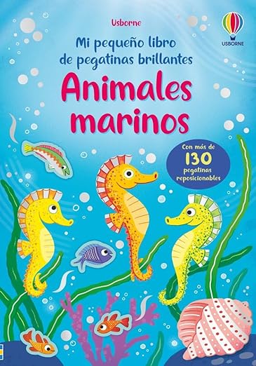 Mi pequeño libro de pegatinas Animales Marinos