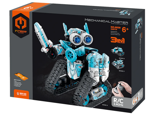 iMMaster Robot programable 3 en 1 color azul (398 piezas)