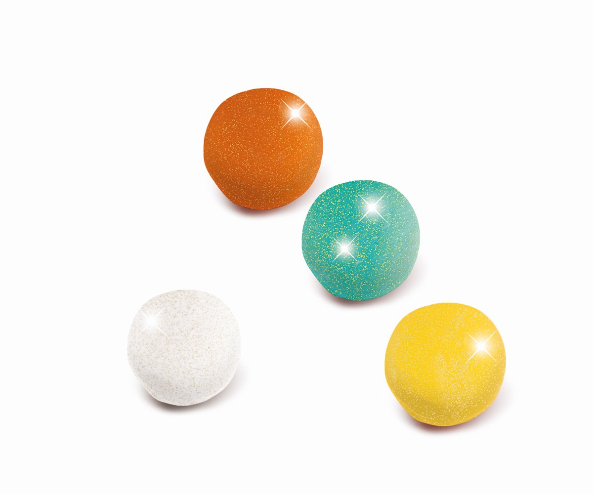 Djeco Plastilina 4 colores con purpurina