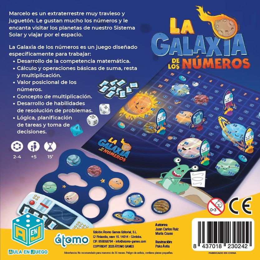 Átomo La Galaxia de los Números