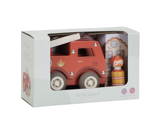 Little Dutch camión de bomberos de madera