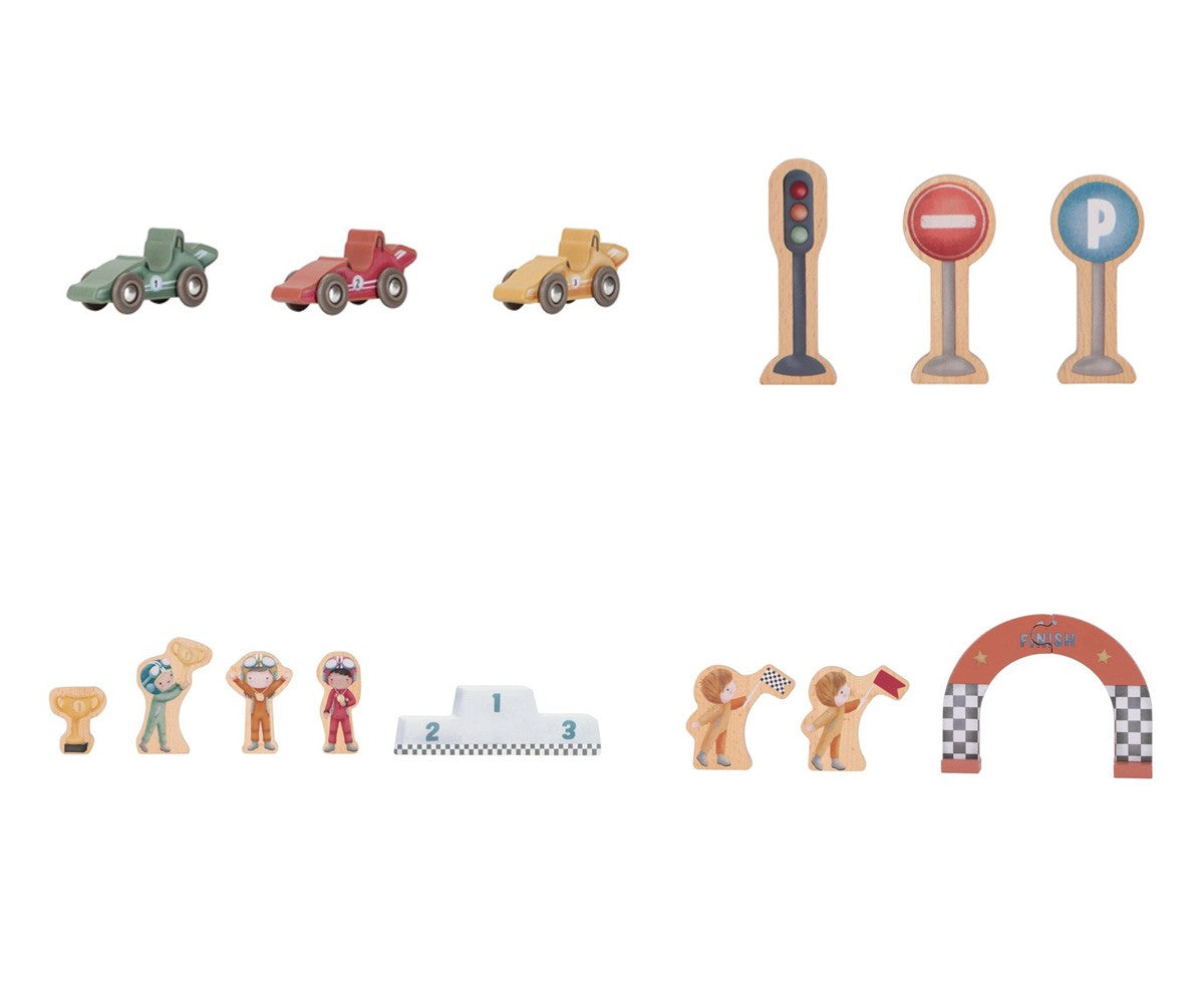 Little Dutch Caja de juego con pista de carreras