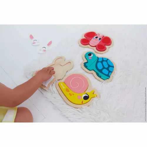 Janod Puzzles encajables evolutivos Jardín