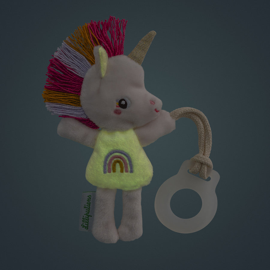 Lilliputiens mini amigo de la noche Leña el unicornio