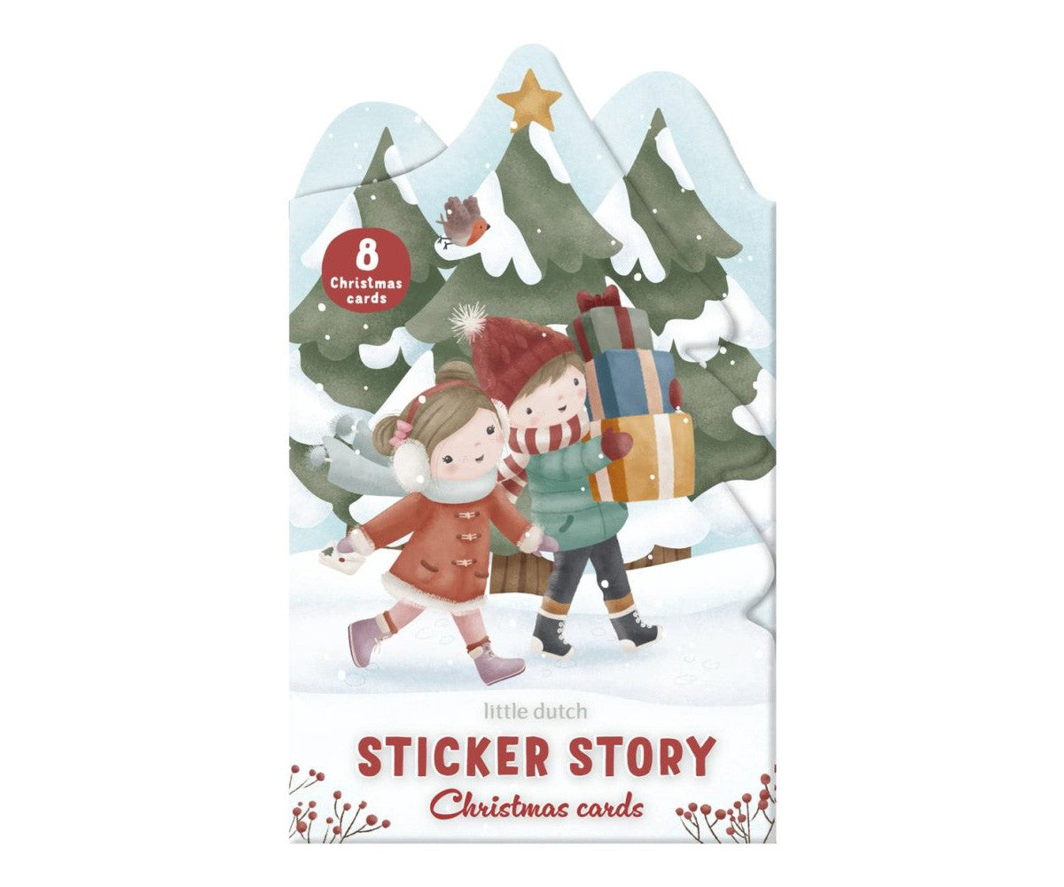 Little Dutch Pegatinas Postales Navidad