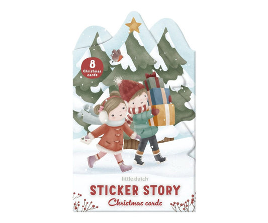 Little Dutch Pegatinas Postales Navidad