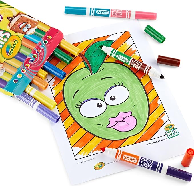 Crayola Silly Scents perfumados 10 rotuladores dobles