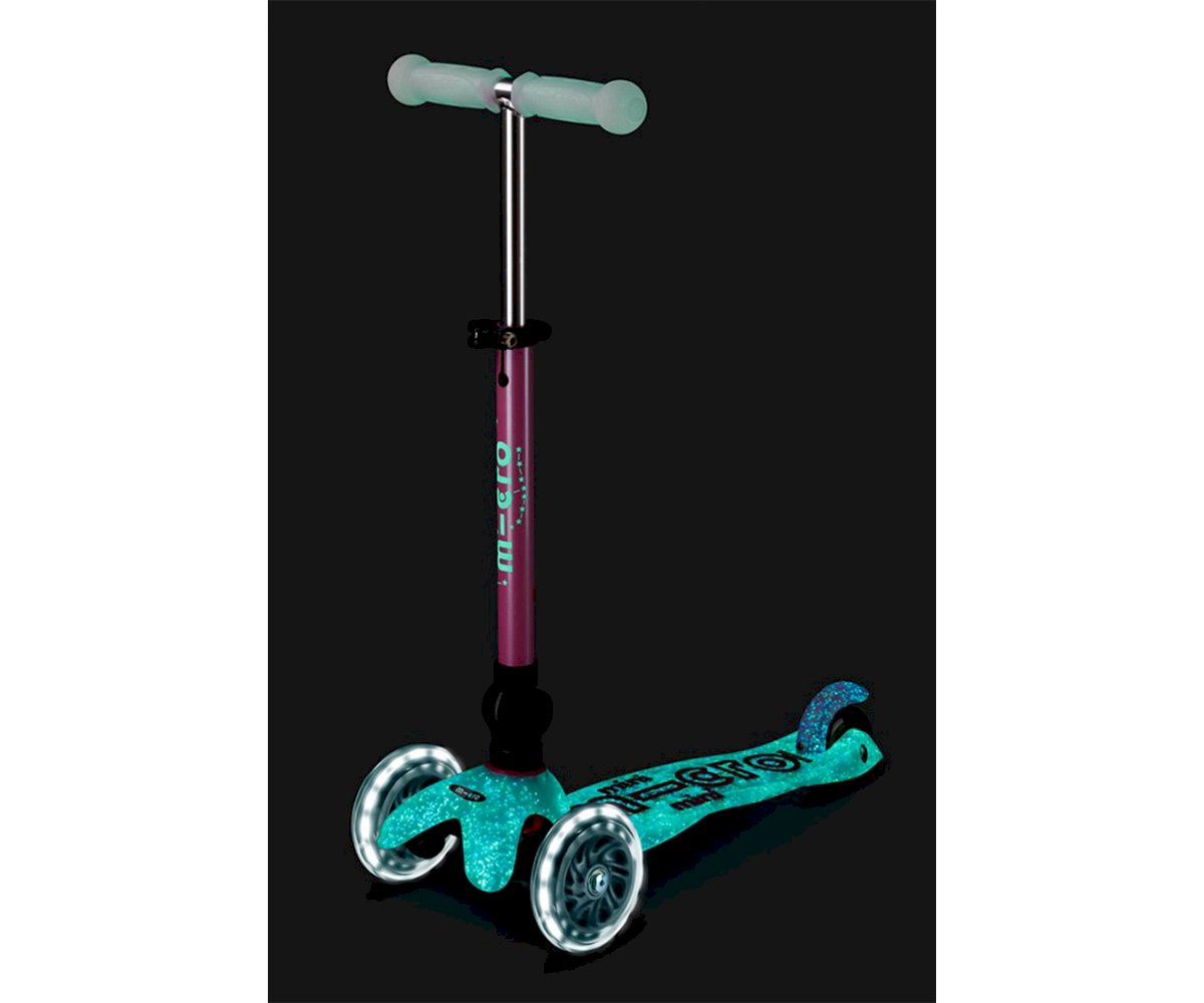 Micro Patinete Deluxe plegable Orion Glow Led Rosa