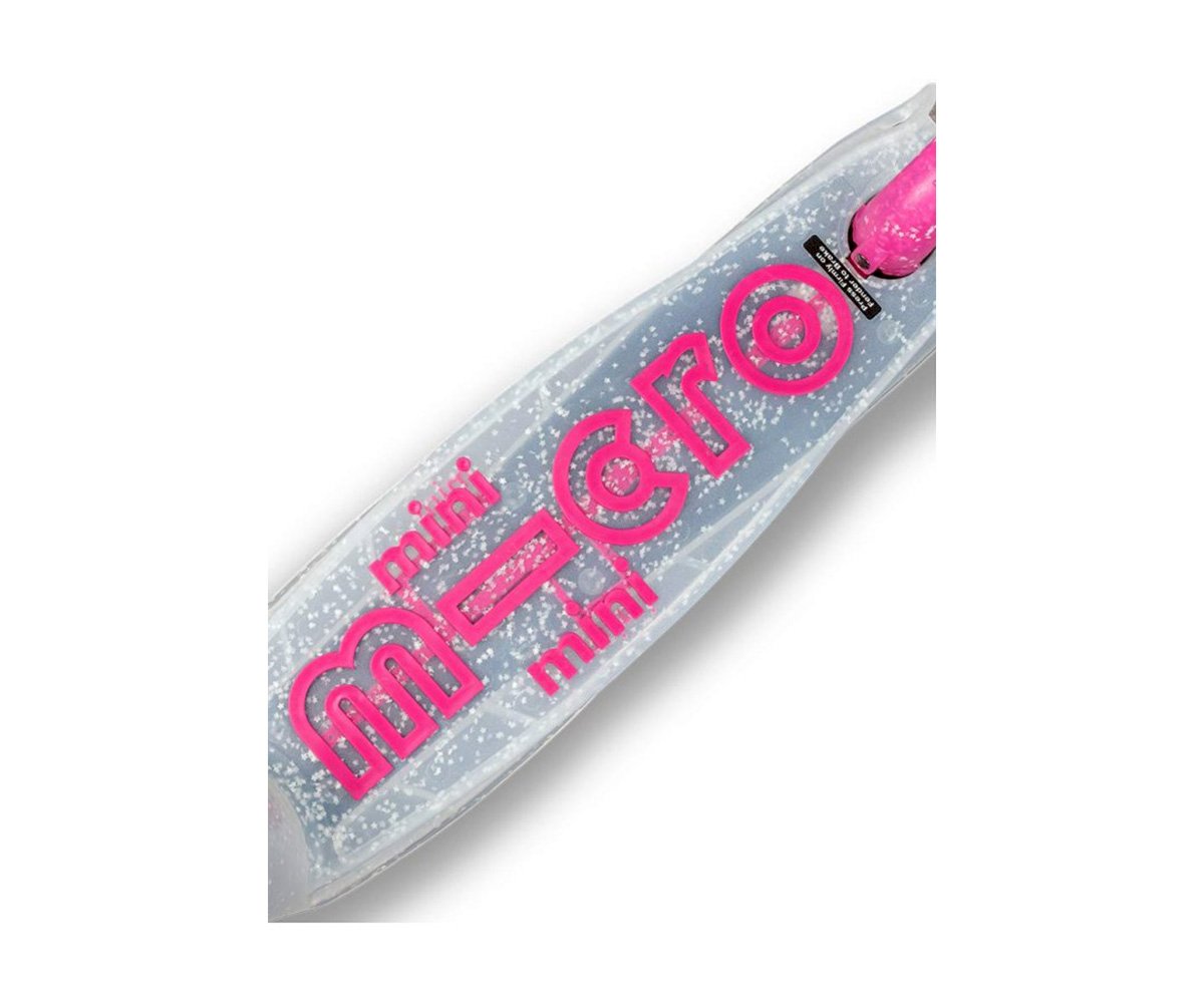 Micro Patinete Deluxe plegable Orion Glow Led Rosa