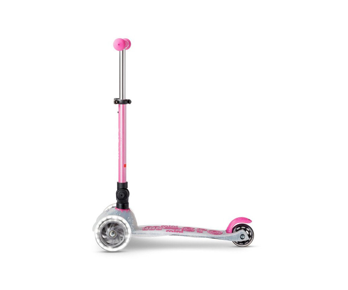 Micro Patinete Deluxe plegable Orion Glow Led Rosa