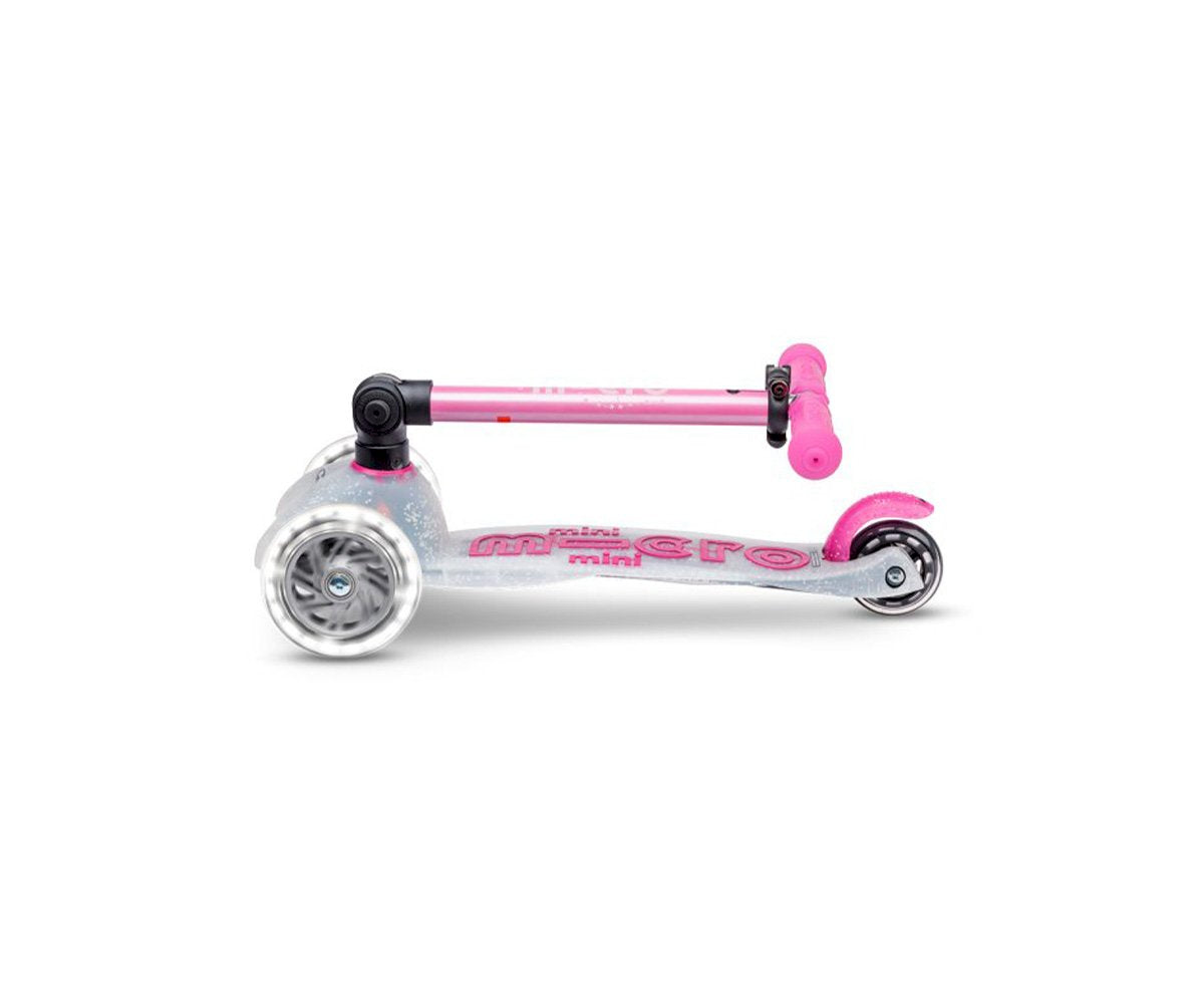 Micro Patinete Deluxe plegable Orion Glow Led Rosa