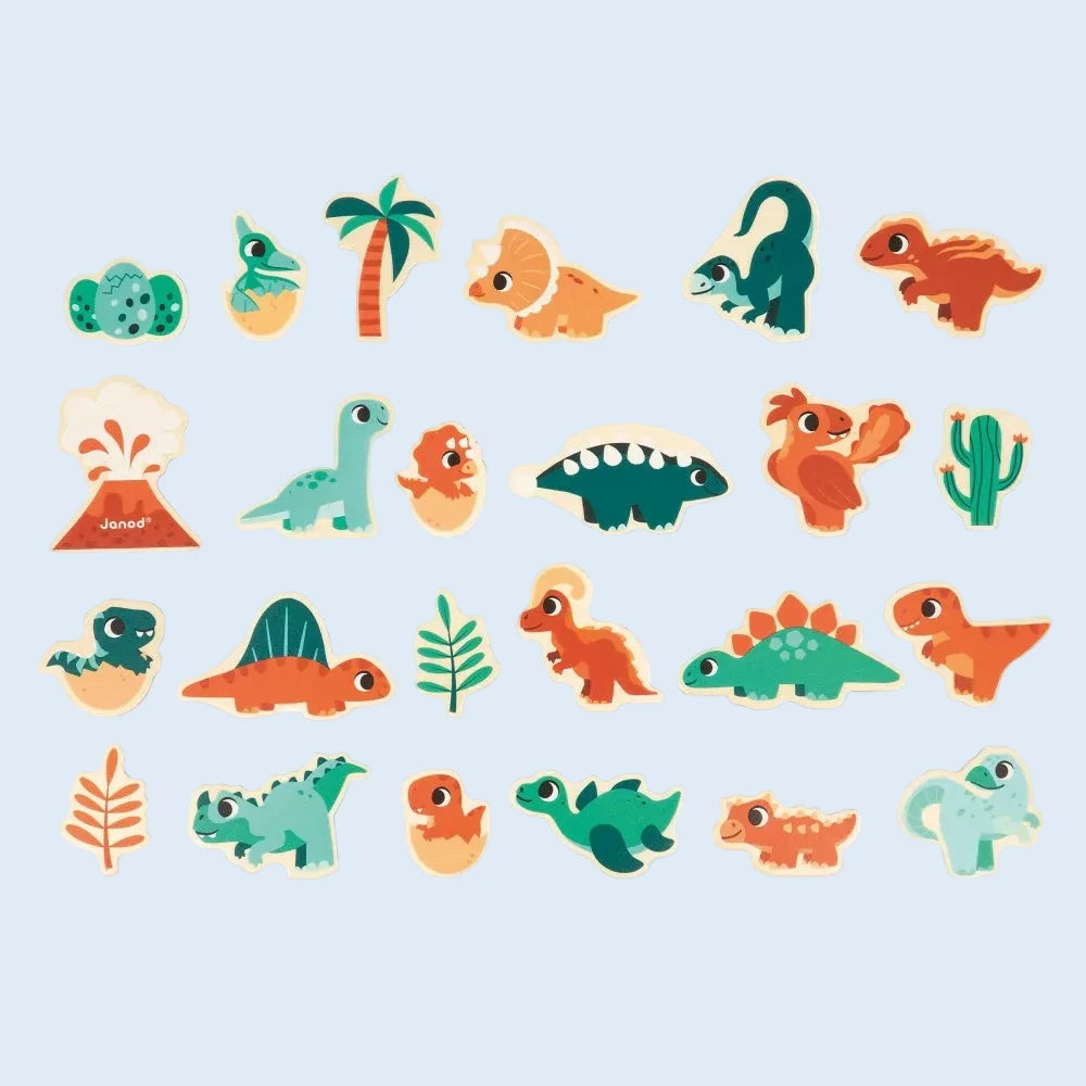 Imanes Dinosaurios 24 piezas - Janod
