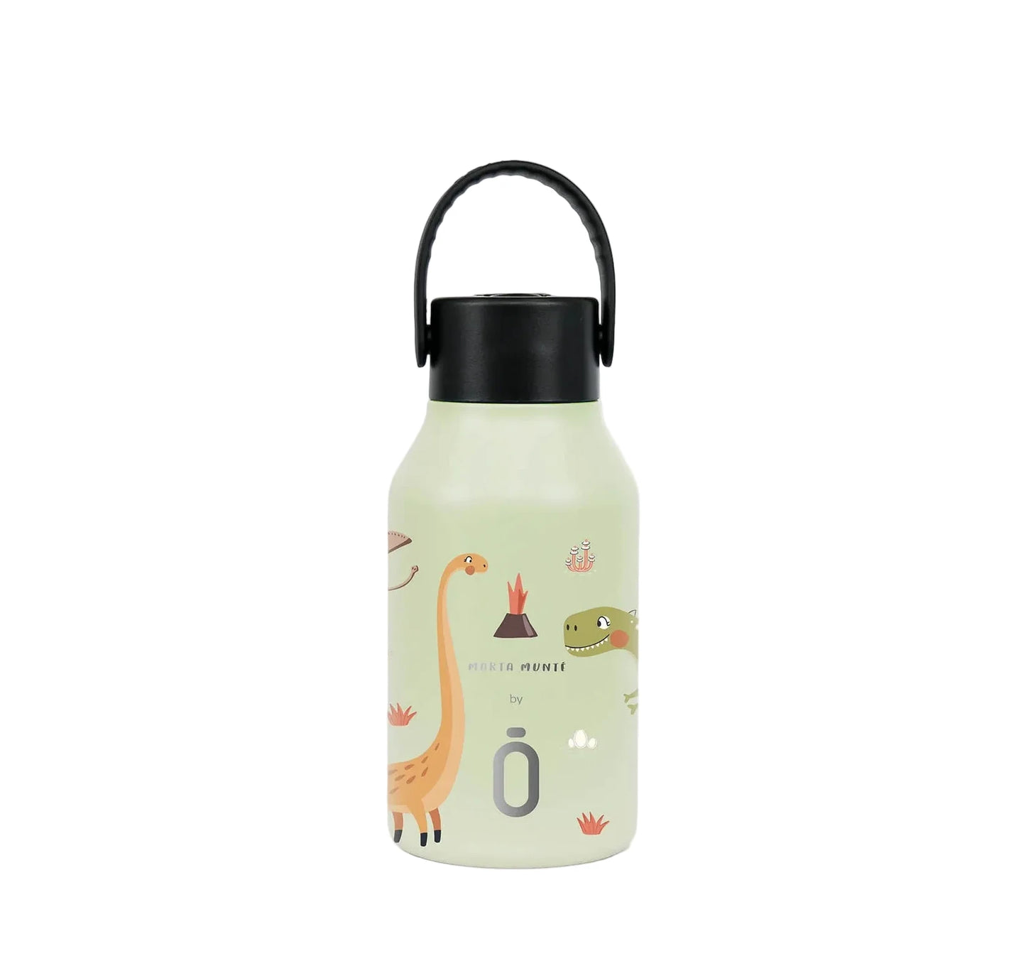 Runbott Mii Botella térmica 350ml Dinos Green
