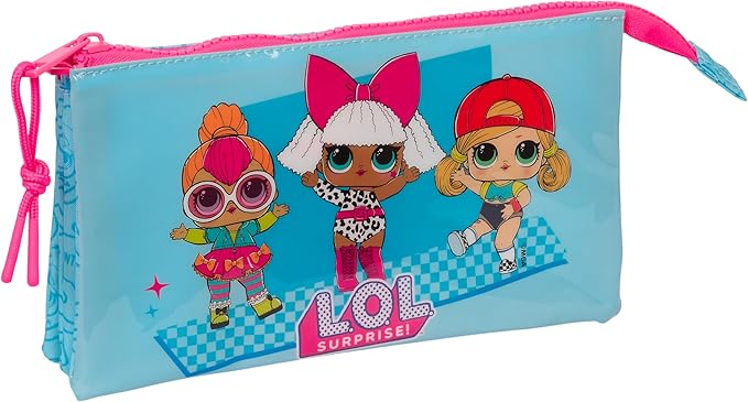 Estuche triple cremallera LOL Surprise!