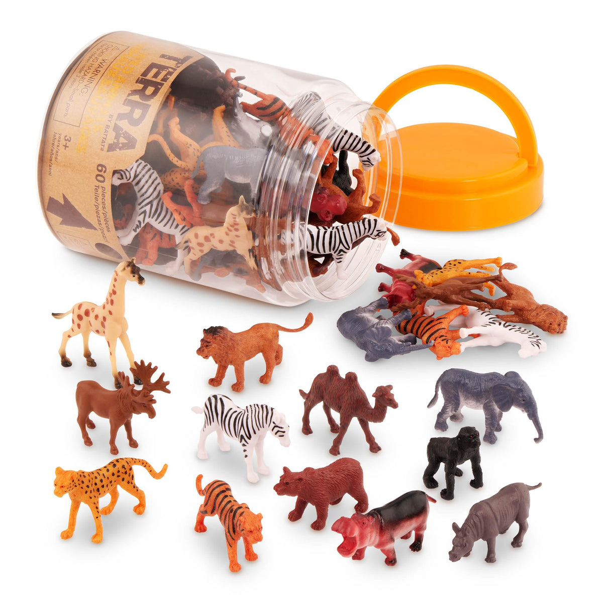 Bote 60 animales salvajes - Terra