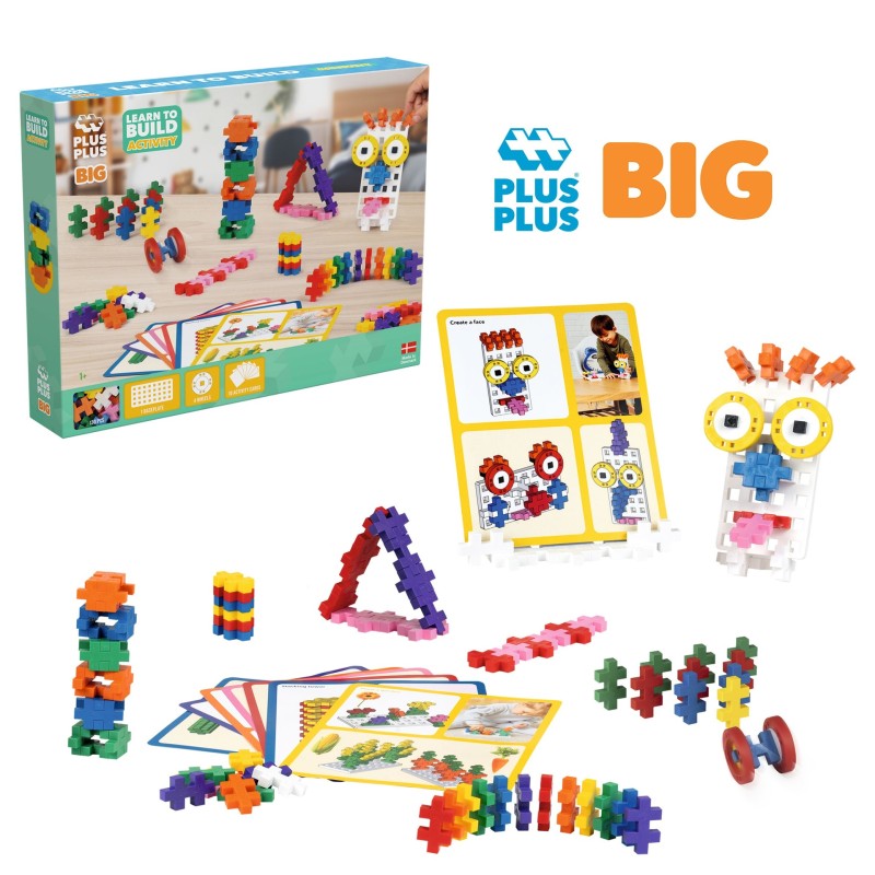 Plus Plus Learn to Build set Actividades