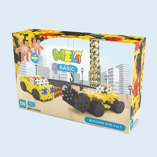 Meli Basic 4 en 1 Vehículos de Construcción