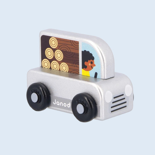 Janod Cross Roads Camioneta con troncos de madera
