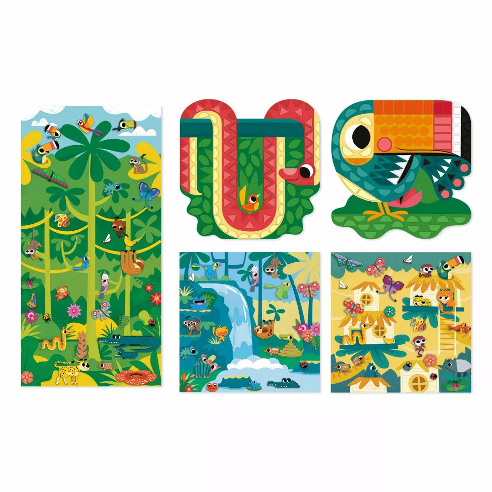 Janod Caja creativa 5 años Pegatinas Y Adornos