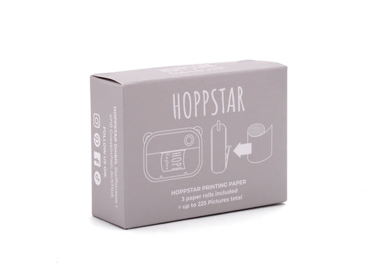 Hoppstar Rollos de papel Paquete de recarga de 3