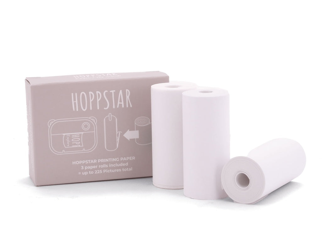 Hoppstar Rollos de papel Paquete de recarga de 3