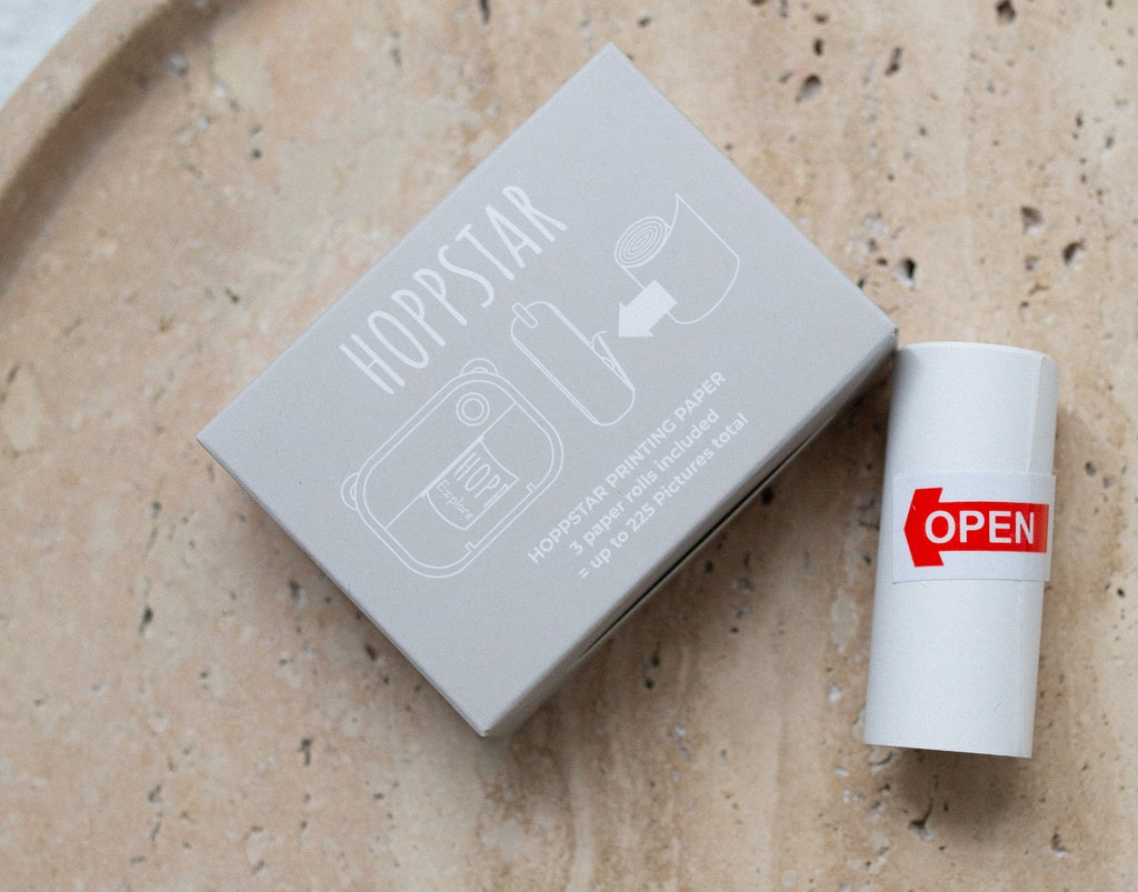 Hoppstar Rollos de papel Paquete de recarga de 3