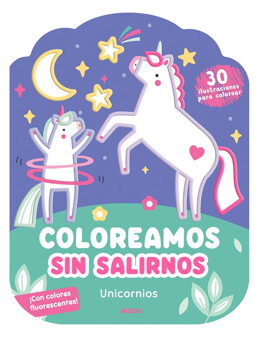 Coloreamos sin salirnos Unicornios