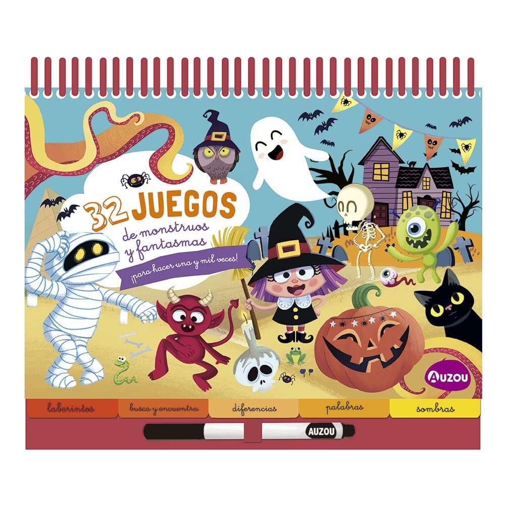 Auzou Juegos de Monstruos y Fantasmas