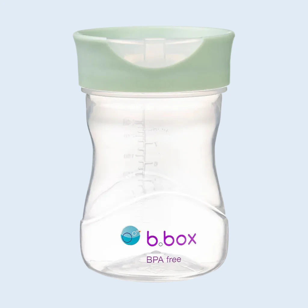 B.box Taza con borde de entrenamiento Sage