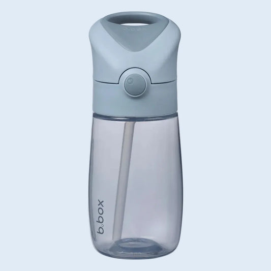 B.box Botella tritán con pajita 380ml Chill Out
