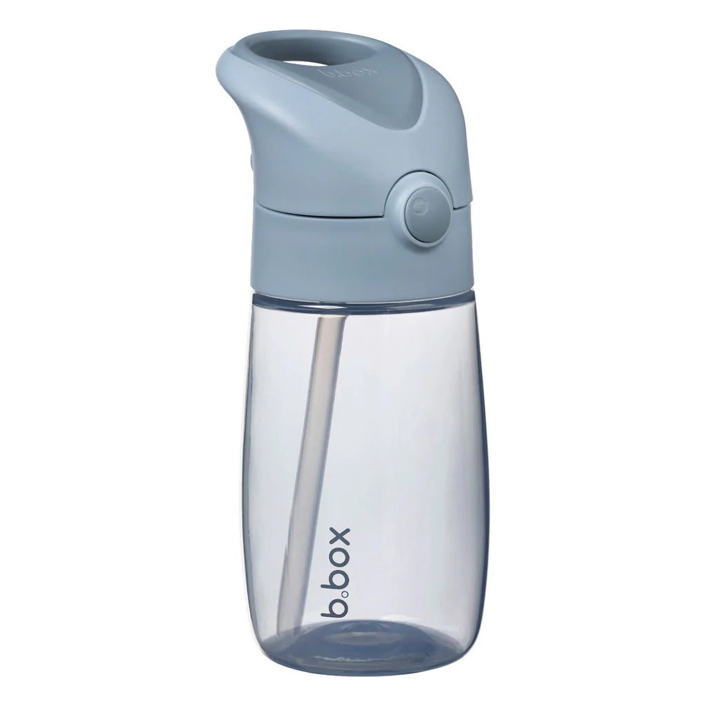 B.box Botella tritán con pajita 380ml Chill Out