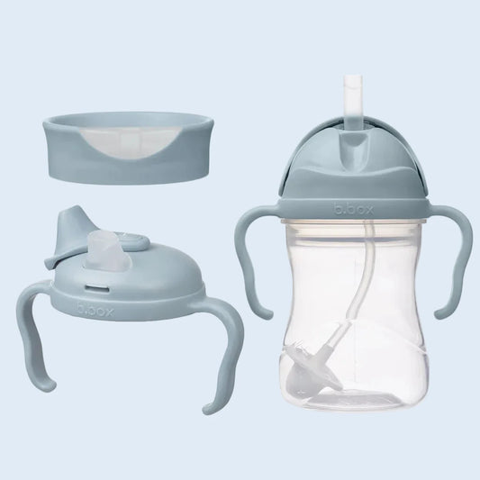 B.box Pack taza y vaso para bebés 3 en 1 Ocean