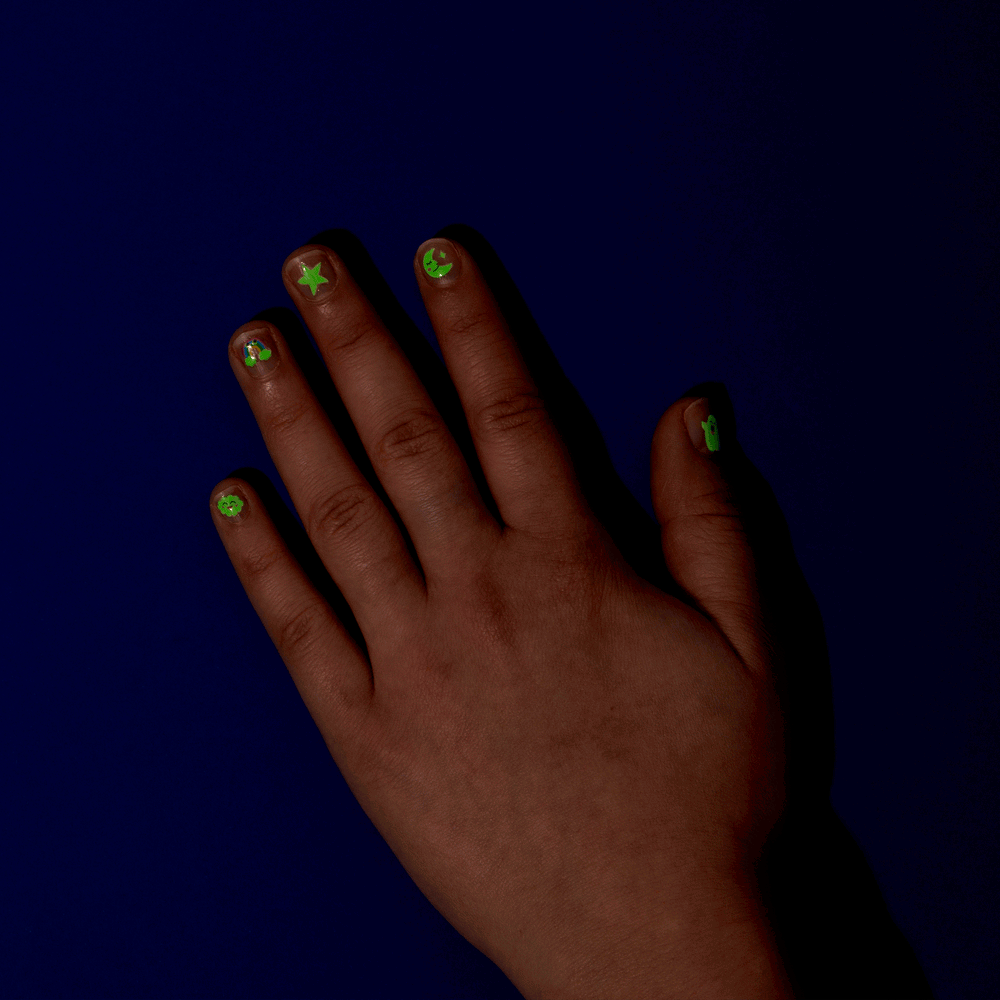 Omy Nail stickers Glow Party