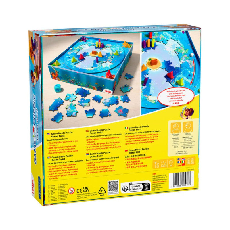 Haba Game Meets Puzzle Ocean Twist