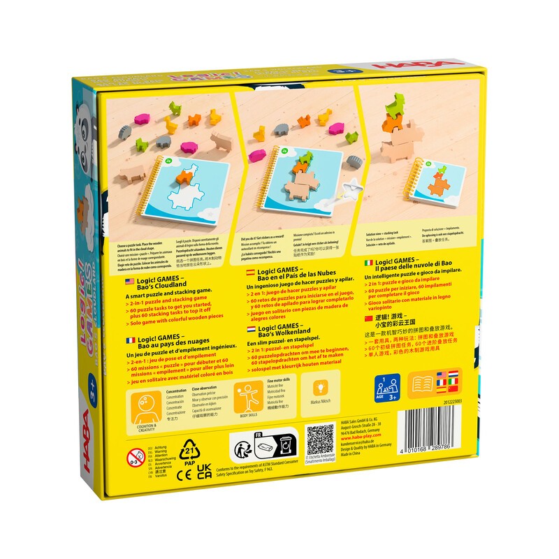 Haba Logic Games Bao en el país de las Nubes