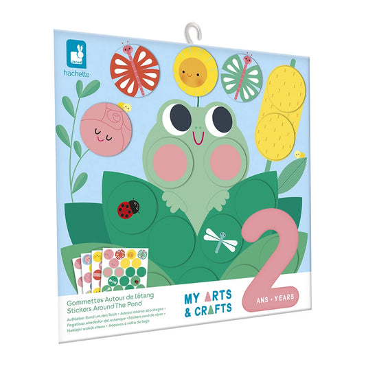 Janod Caja creativa 2 años Pegatinas Alrededor del Estanque
