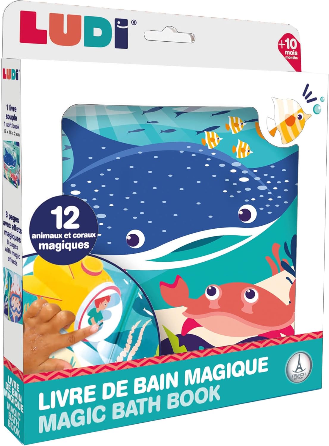 Ludi Libro de baño mágico