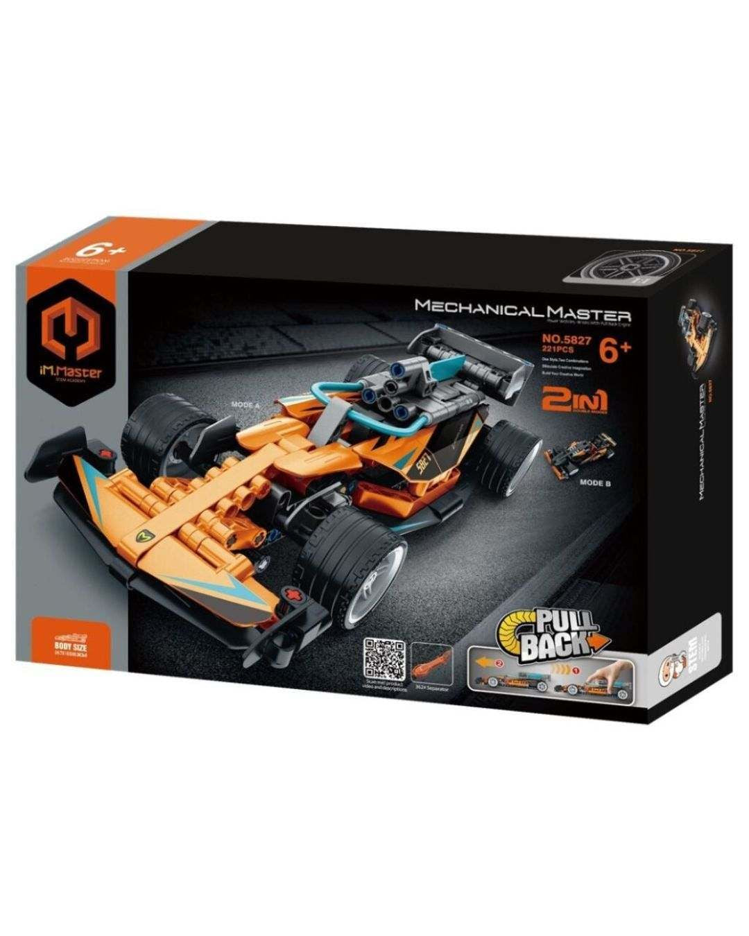 iMMaster Coche de carreras 2 en 1 (220 piezas)