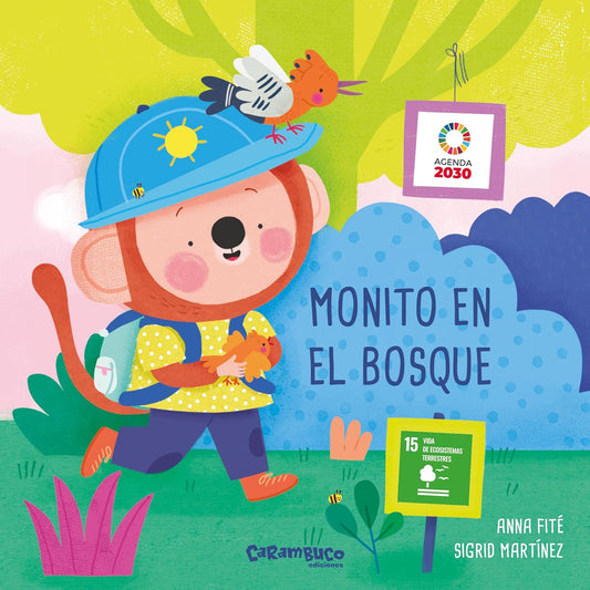 Monito en el bosque
