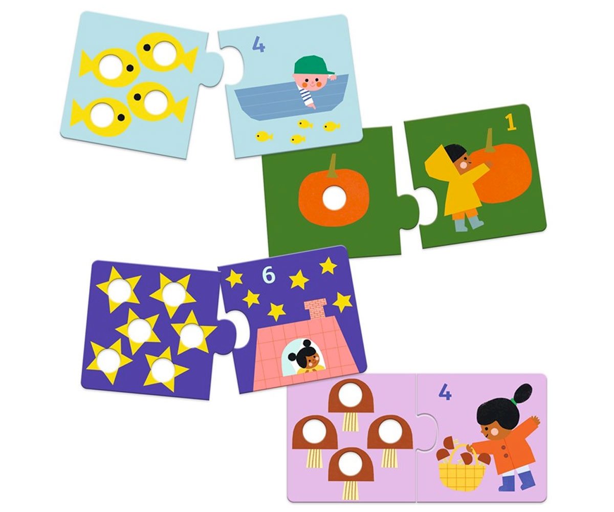 Djeco Puzzle Duo primeras cifras