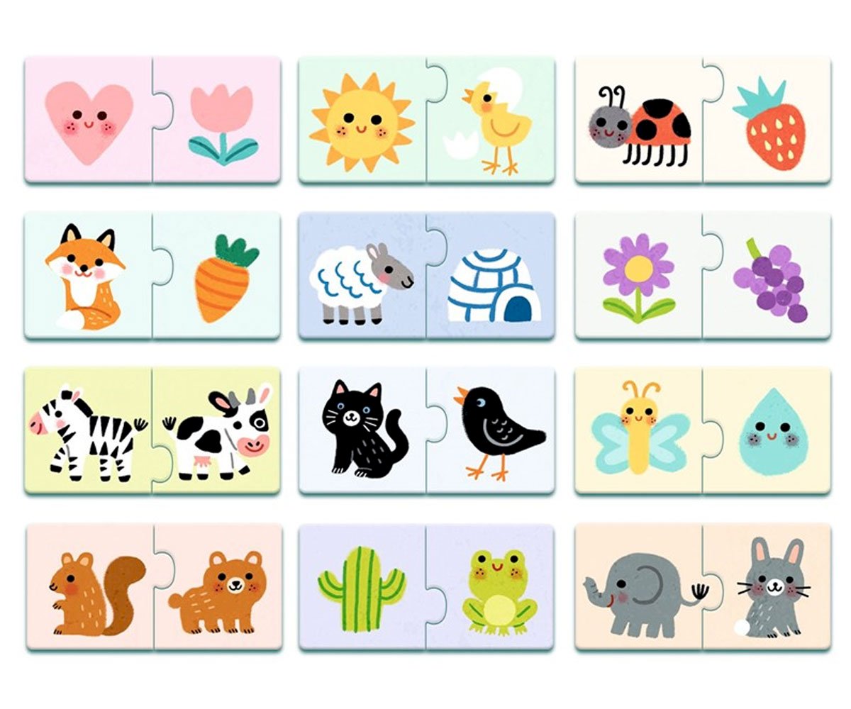 Djeco Puzzle Duo Colores