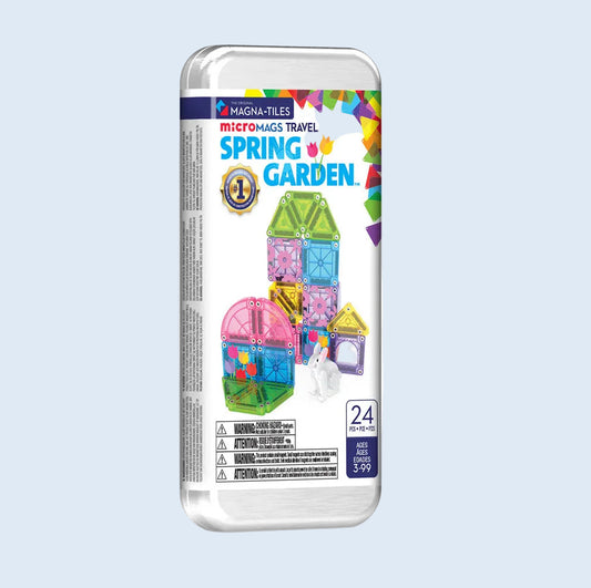 Magna-tiles Micro Mags Travel Set Spring Garden